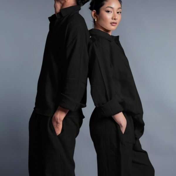 Dnexzen X Black Linen Set